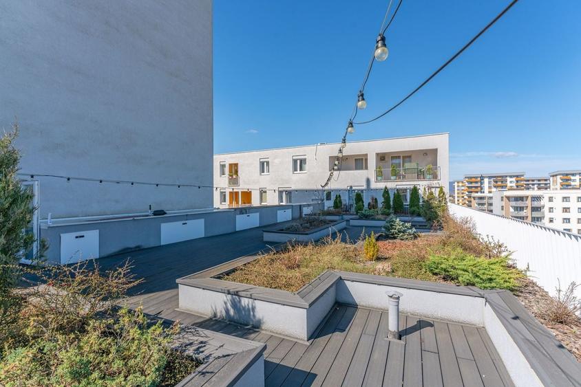 Studio mobilat și utilat, bloc 2020, etaj 3 – Terasă comuna amenajată - 12