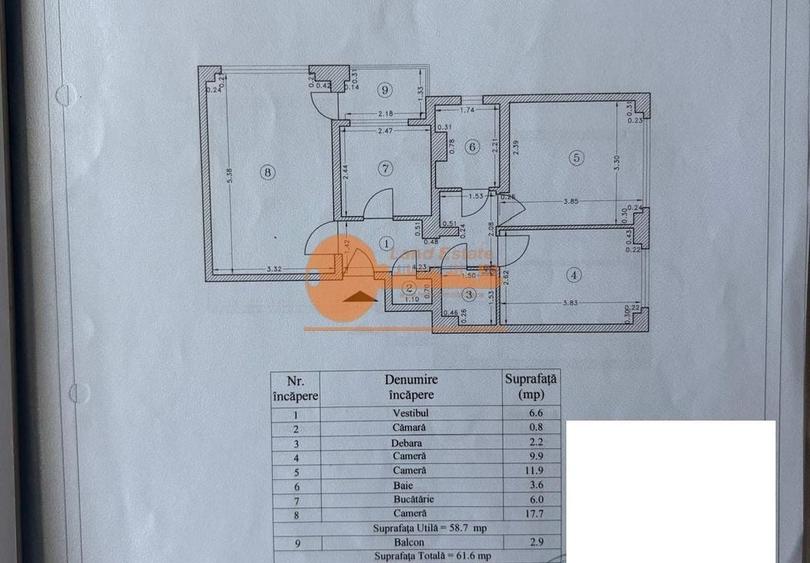 3 camere Lujerului – Politehnica ( Vedere libera-Renovat ) - 1