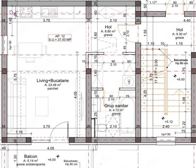 Et. 1, Bloc nou - predare La cheie! Centrala Proprie! Calea Urseni. - 1