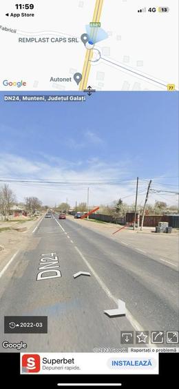 Teren intravilan 4310m2 Loc. Munteni deschidere 29m la E581 utilitati - 6