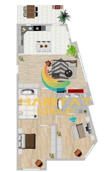 Apartament 3 camere – zona Tineretului | Finisaje premium | Terasă 8 mp - 3