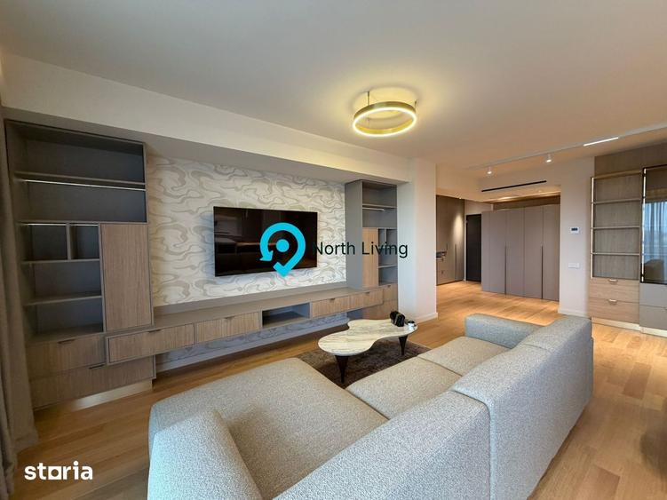 Apartament cu 4 camere, mobilat în Băneasa