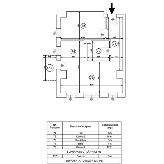 Apartament cu 2 camere , BLOC NOU, zona Pacurari, TVA inclus in pret,FINALIZAT! - 4