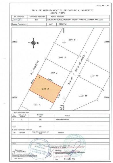 Teren 400mp in Otopeni, str Matei Basarab - 1