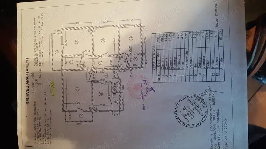 Vand Apartament 4 camere .... Doamna Ghica - 1