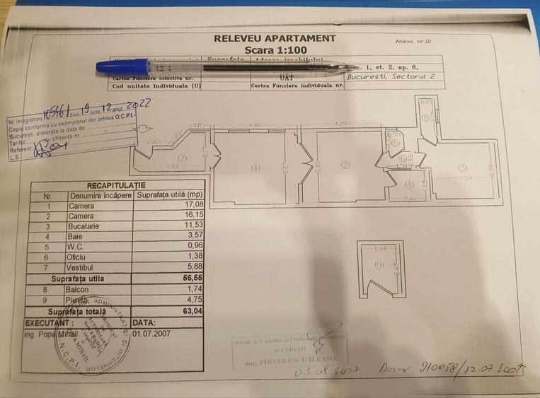 De Vanzare Apartament 2 camere zona Armeneasca sect.2 - 8