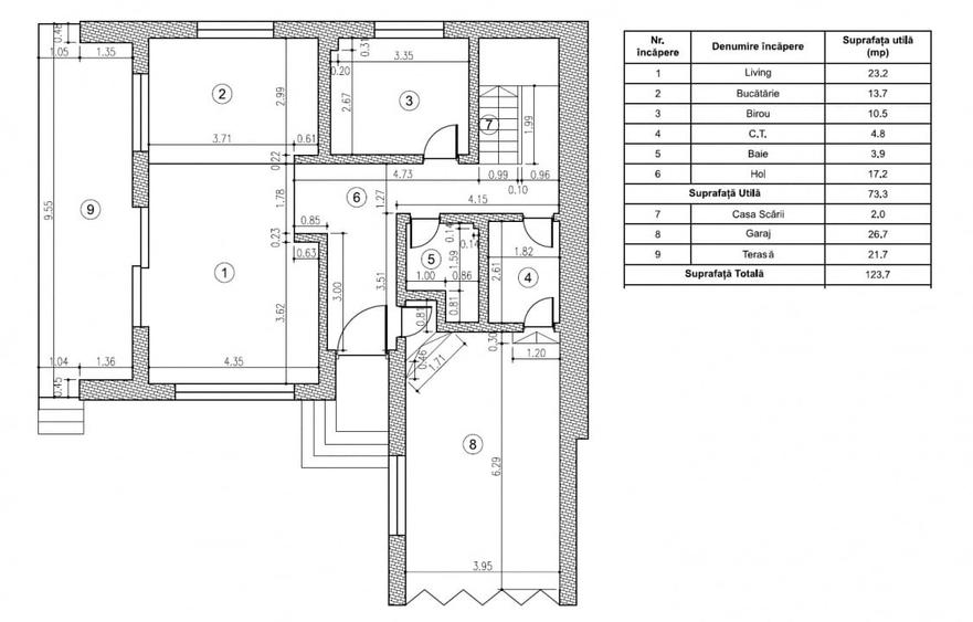 Casa 5 camere 190mp | 0 comision | Corbeanca, iesire lac | 945 +500mp teren - 8