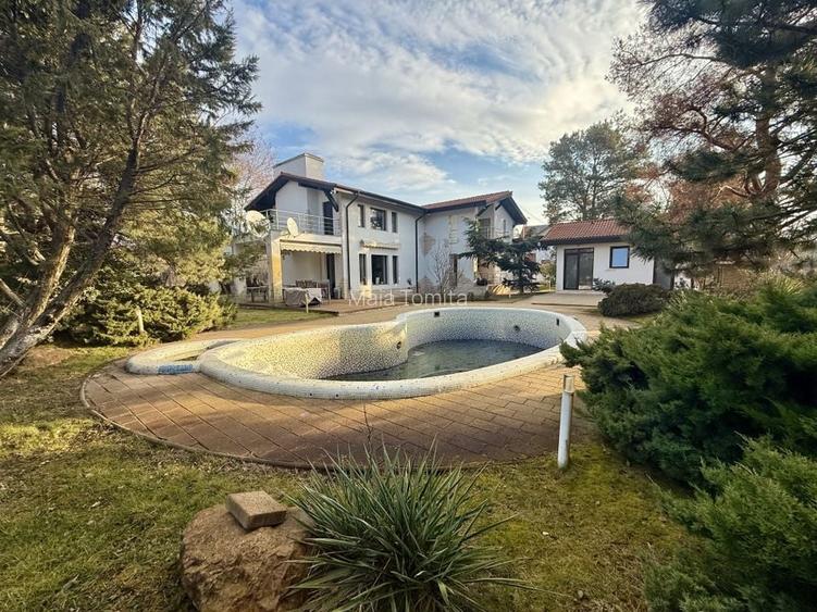 Grădină superbă, piscină și intimitate deplină - 1387 mp teren Grădină superbă, piscină și intimitate deplină - 1387 mp teren