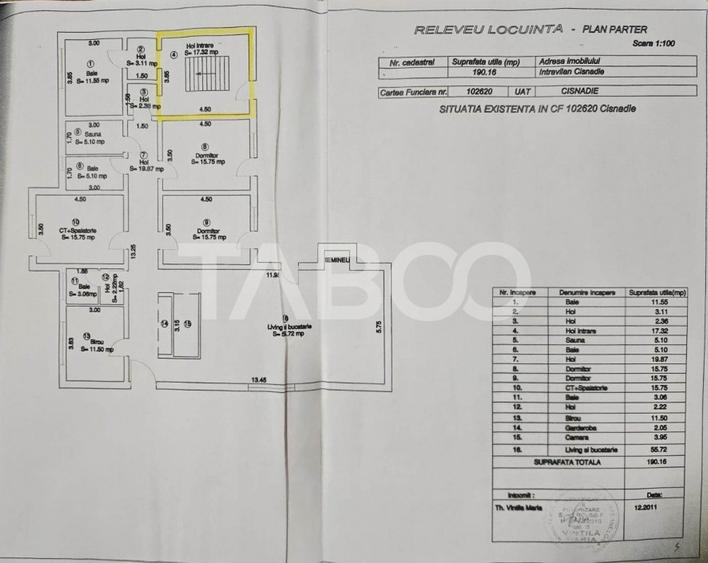 Casa individuala 1 nivel 190 mp 5 camere curte 819 mp Cisnadie - 12