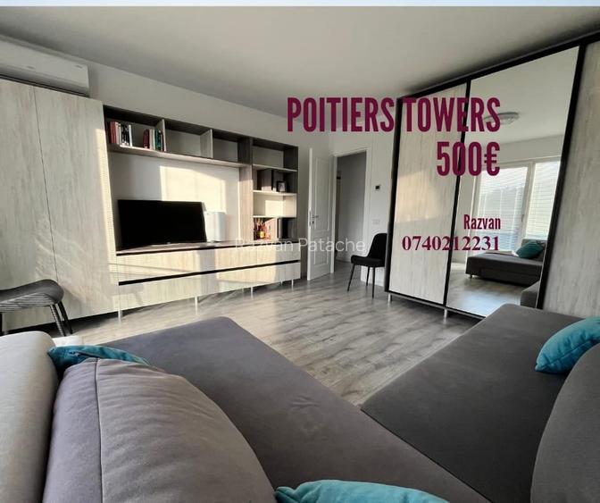 Apartament 2 camere – Poitiers Tower – 500 €