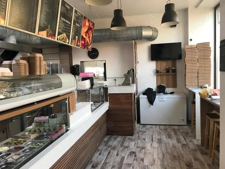 Spa?iu comercial 76 mp + afacere fast-food func?ionala, Navodari, complet utilat - 5