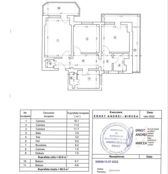 Apartament 3 Camere|Morarilor Cora Pantelimon|Balcon - 12