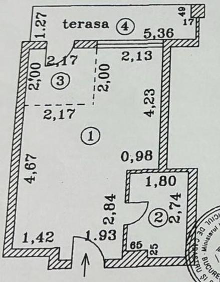 Garsonieră de vânzare – Prelungirea Ghencea, Cartier Primăvara - 1