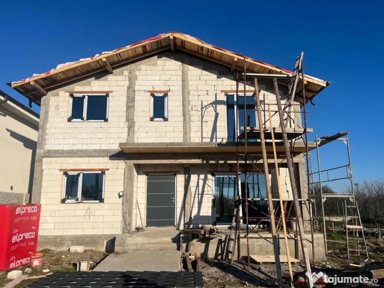 Casa semi-finisata P+M, 170 mp utili, 311 mp teren, zona C - 10