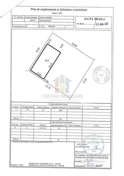 Casa 3 cam teren 250 mp deschidere 16 m Brailita - 8
