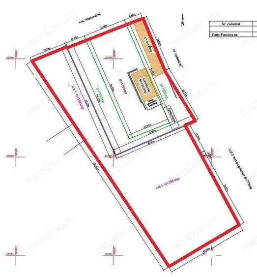 Rahova S?oseaua Alexandriei teren 6000 mp desch 60 m utilitati - 2
