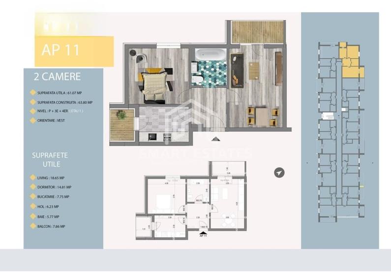 De vanzare 2 camere Theodor Pallady - 7