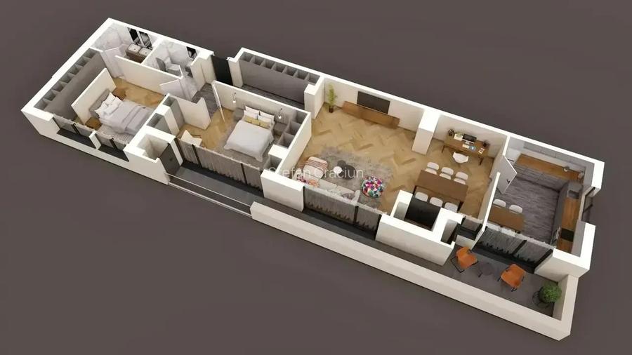 Apartament cu 3 camere decomandat în Sisești Apartament cu 3 camere decomandat în Sisești