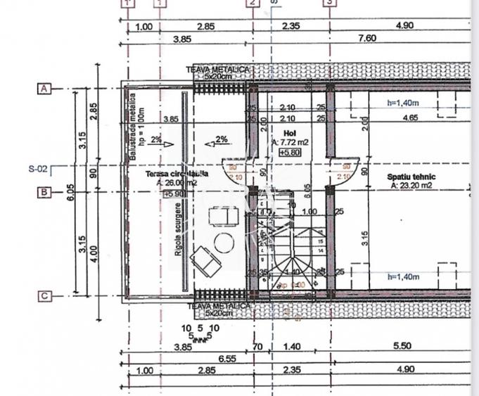 CASA DUPLEX CU CF DE VANZARE IN MANASTUR | ZONA CAMPULUI | SEMIFINISAT - 4