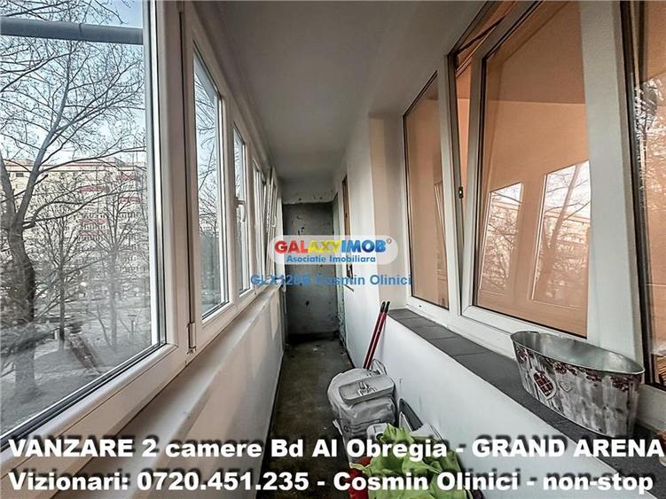 Apartament 2 camere Bd Obregia etaj 2 aproape Grand Arena 50 mp - 5