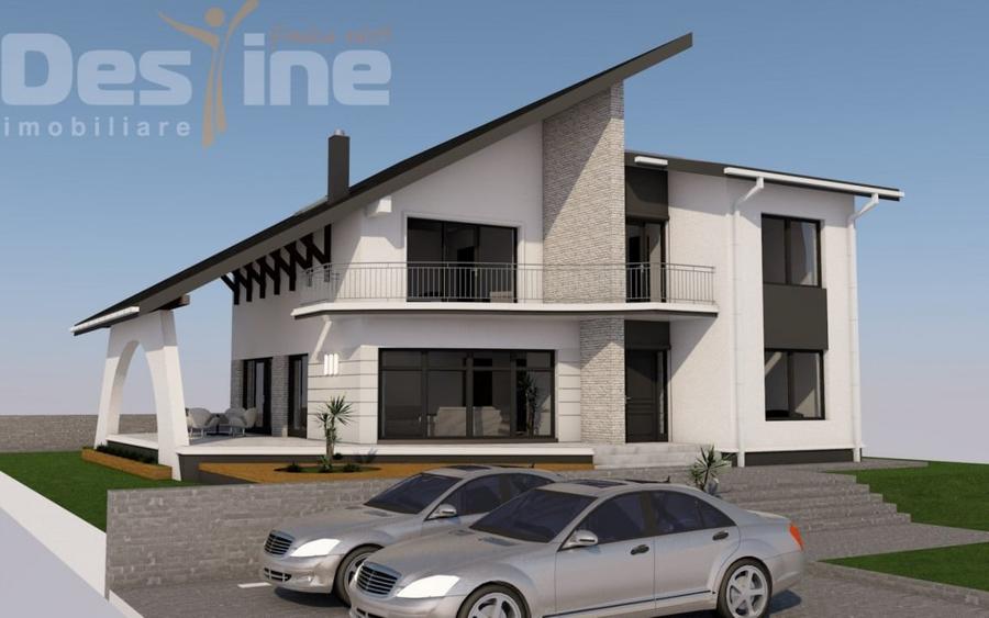 Hlincea Lac Casa 235 mp + 620 mp teren priveliste PANORAMICĂ - 2