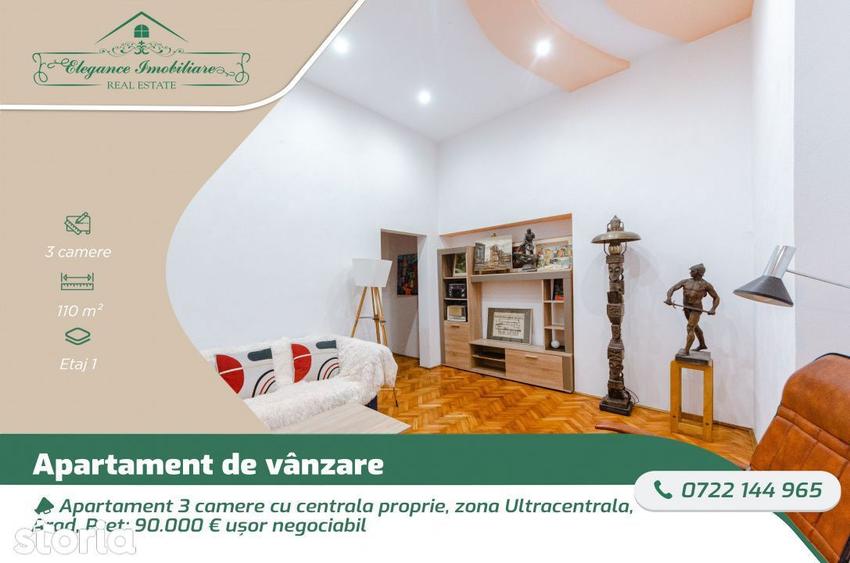 Apartament 3 camere cu centrala proprie, zona Ultracentrala, Arad - 5