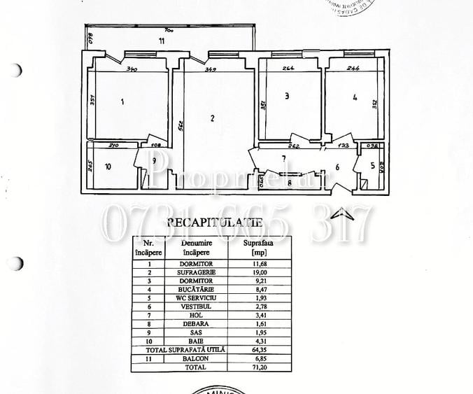  Proprietar 3 camere 2 bai 1992 clasa A etaj 1 Lacul Tei stradal Maica Domnului  - 10