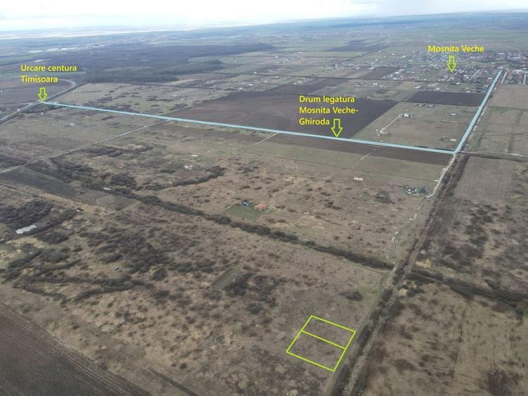 Oportunitate investitie 2 parcele teren langa Mosnita Veche - Ghiroda - 2