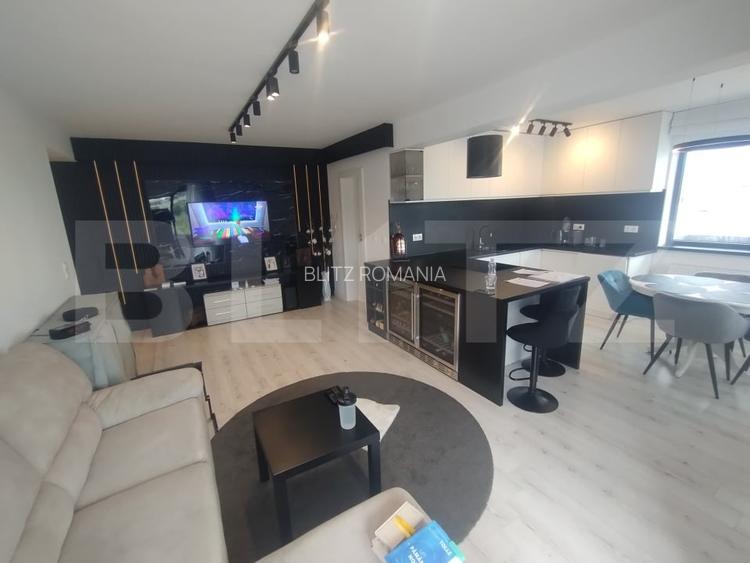 Apartament bloc nou, cu 3 camere, 75 mp, etaj 1, parcare,zona Pensiuni Morariu