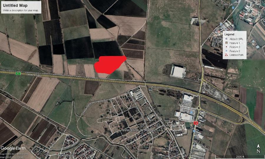 Vand 5 HA,teren agricol langa autostrada, zona Veterani-Hornbach! - 2