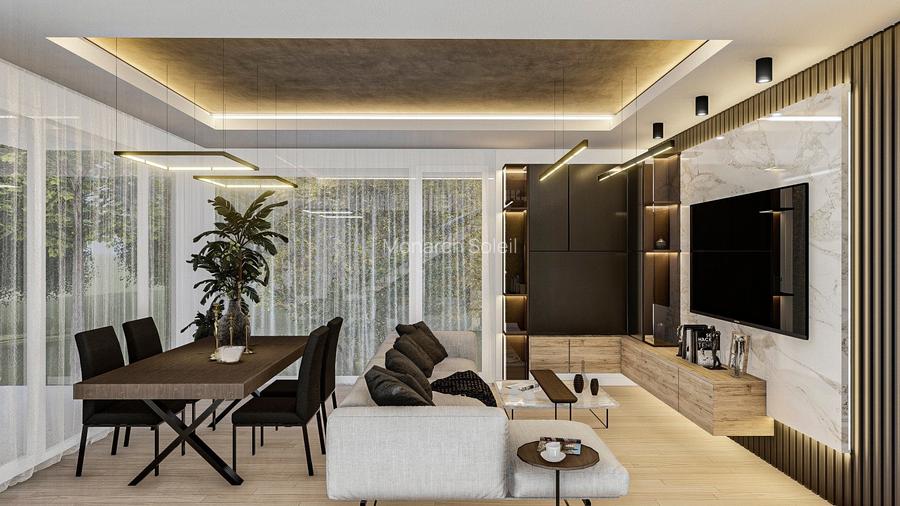 MONARCH SOLEIL - Casa cu 3 dormitoare , 3 bai, dressing , 2 locuri parcare