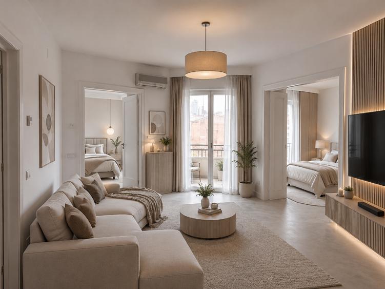 Apartament cu 3 camere semidecomandat în Cișmigiu