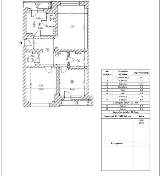 Apartament 3 camere Unirii Apartament 3 camere Unirii