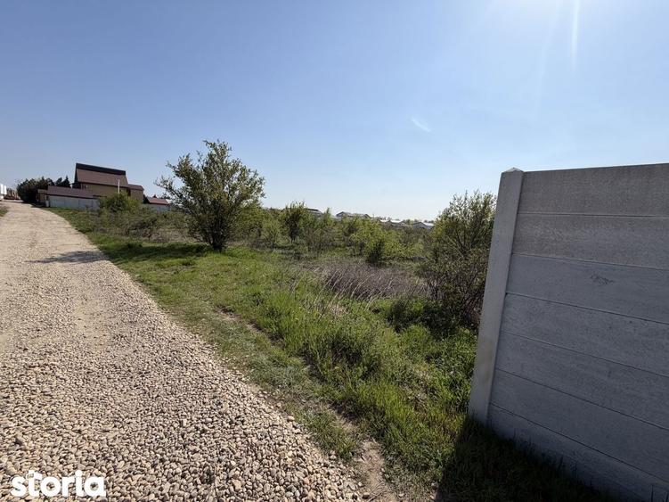 Teren 657 mp deschidere 22 ml Bragadiru toate utilitatile - 3