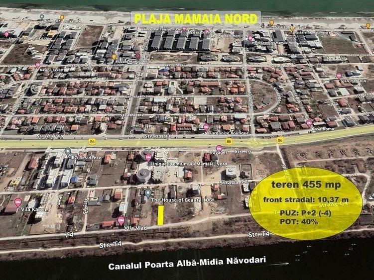 Investiție în Viitorul Tău:Teren de Vis în Mamaia Nord Năvodari Vedere către apa - 8