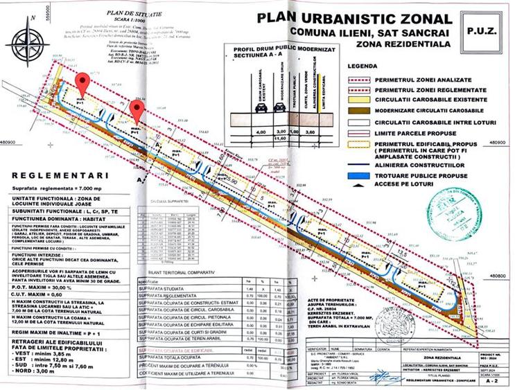 Teren Construcții intravilan de 573 mp, în Sâncraiu