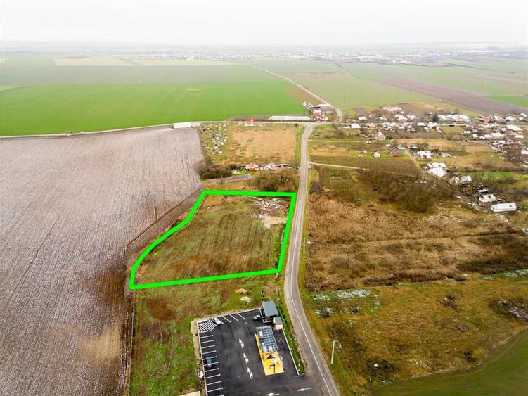 RECO . Teren extravilan  5000mp  , 110ml front . - 3