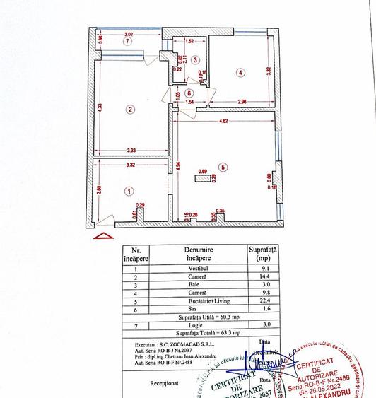Apartament 3 cam mobilat & utilat complet Favorit / Drumul Taberei - 1