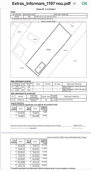 Teren de vanzare in mijlocul localitatii Hapria 71 euro/mp - 3
