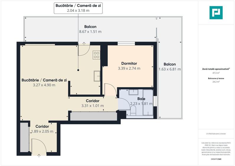 Penthouse Adora Park cu 2 camere - 23
