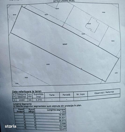 Teren intravilan 2273 mp in Pitesti, str. Mateias, iesire spre Campulu - 2