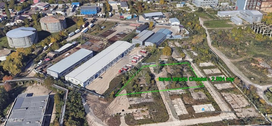 Teren industrial de vanzare-2.564 mp-strada Chimiei-acces TIR - 2