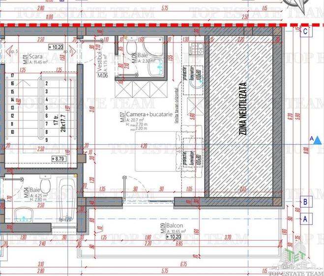 Garsoniera bloc boutique cu terasa 10mp metrou Gorjului - 4