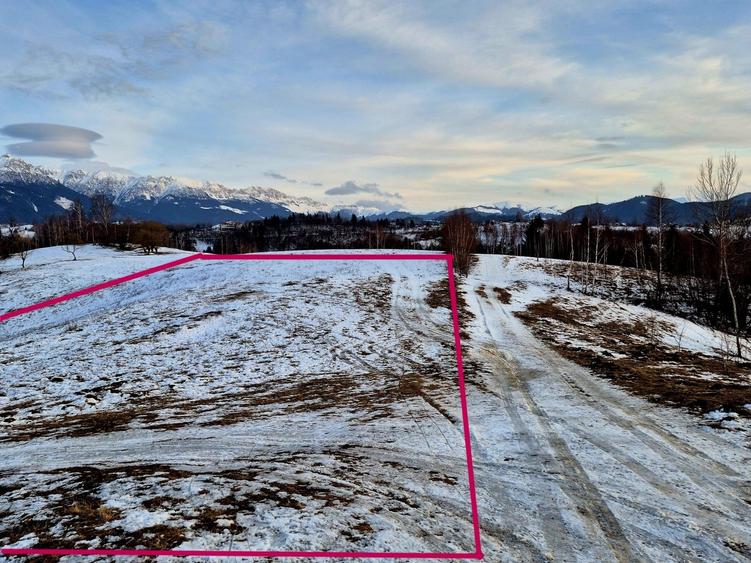 Teren cu priveliste deosebita /muntii Bucegi,in sat Pestera/Moeciu zona La Odai - 5