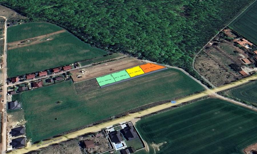 Teren Construcții intravilan de 500 mp, în Izvorani