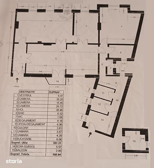 Apartament cu 6 camere în Cișmigiu