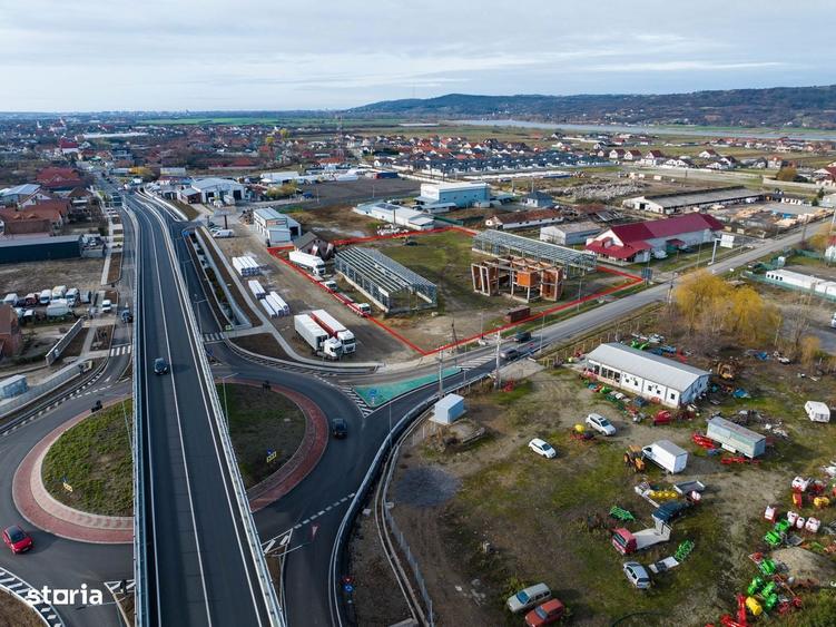 Teren cu constructii giratoriu Oradea(Osorhei)-Cluj, 7010 mp,141 /mp - 11