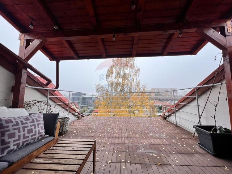 Penthouse cu 5 camere si terasa cu view de inchiriat in Grigorescu - 2