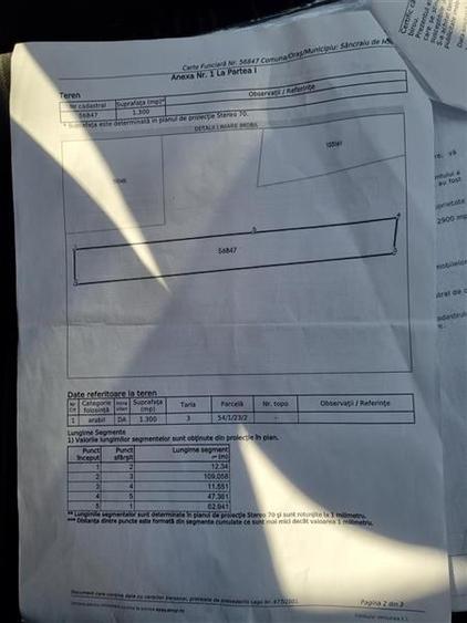 De vanzare teren intravilan 13 arii , sancraiul de mures, - 3