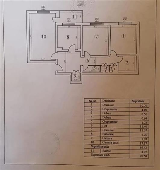 Apartament 3 camere Aparatorii Patriei - 1